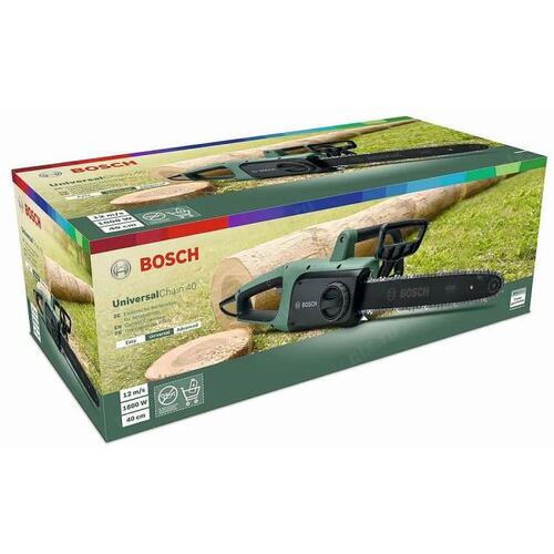 Пила цепная электрическая 1800 Вт Bosch Home&Garden UniversalChain 40 400 мм