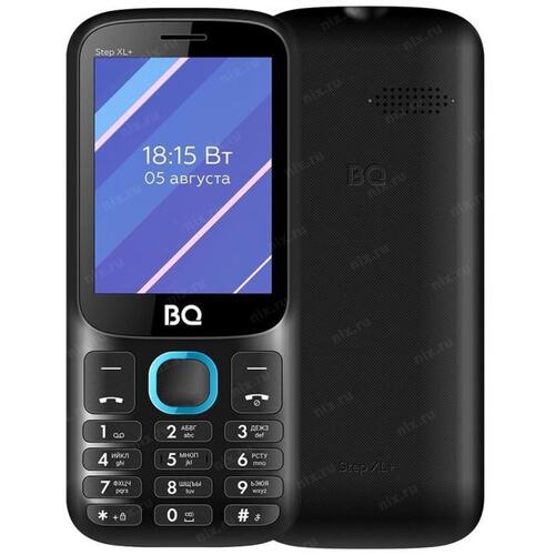 Телефон BQ 2820 Step XL+ Black+Blue