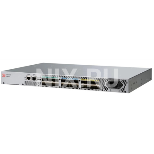 Коммутатор Brocade G610 FC, 24 ports/24 active, 24x32G SWL (DS-6610B,SN3600B,SNS2624,DB610S) BR-G610-24-32G_EB1