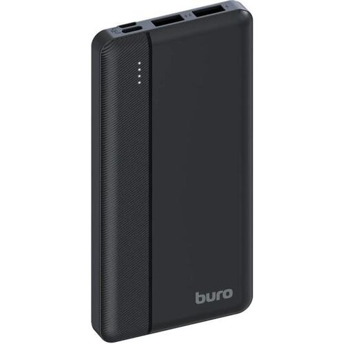 Мобильный аккумулятор Buro BP10A 10000mAh 10W 2A 2xUSB-A/USB-C черный (BP10A10PBK)