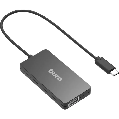 Разветвитель USB-C Buro BPH-C-1730 4порт. черный (BU-USBC-HUB-4U21)