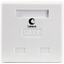 Розетка внешняя RJ-45 Cabeus WS-8P8C-Cat.6-2, вид сверху