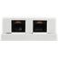 Розетка внешняя RJ-45 Cabeus WS-8P8C-Cat.6-2, вид спереди