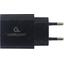 Зарядка USB-устройств от 220В Cablexpert MP3A-PC-45 USB Type C "мама" (20 Вт), вид сверху