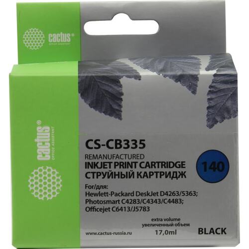 Картридж черный (или контейнер с черными чернилами) Cactus CS-CB335