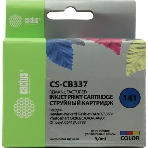 Картридж цветной (или контейнер с цветными чернилами) Cactus CS-CB337