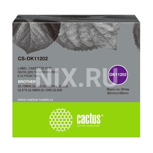 Лента для печати этикеток Cactus CS-DK11202