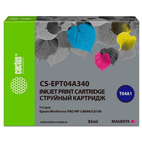 Картридж цветной (или контейнер с цветными чернилами) Cactus CS-EPT04A340