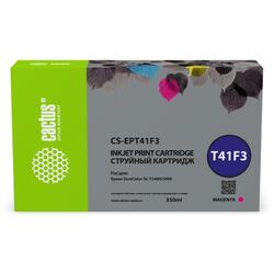 Картридж струйный Cactus CS-EPT41F3 T41F3 пурпурный (350мл) для Epson SureColor SC-T5400M/SC-T3405/SC-T5405