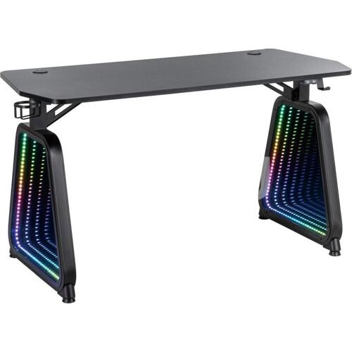 Стол компьютерный игровой Cactus CS-GMD-BK-RGB