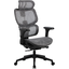 Кресло Cactus CS-MC555-GY черный/серый сетка с подголов. крестов. пластик пластик черный, вид основной