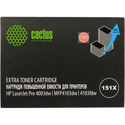 Картридж Cactus CS-W1510X-MPS Black для HP LaserJet Pro 4003dw/MFP 4103dw/4103fdw