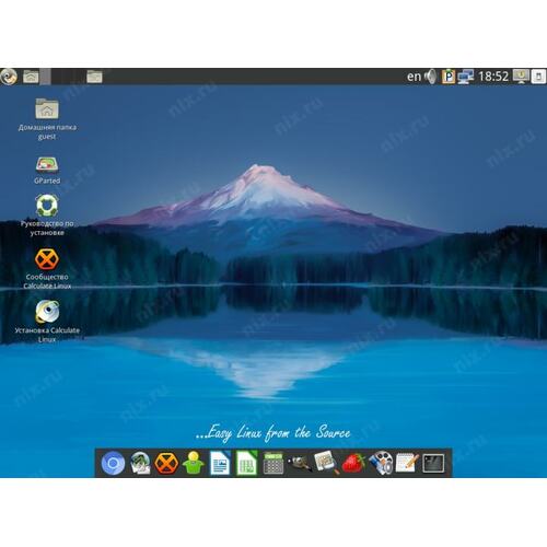 Операционная система Calculate Linux Desktop Xfce 64-bit бессрочная лицензия