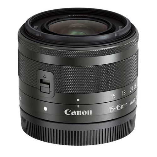 Canon 0572C005 Фотообъектив Canon EFM 15-45mm f/3.5-6.3 IS STM Black