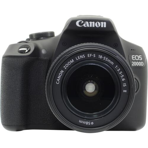 Зеркальная фотокамера (фотоаппарат) Canon EOS 2000D EF-S 18-55 IS II KIT