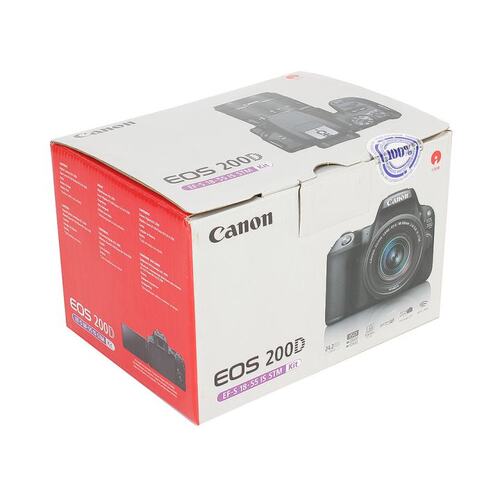 Зеркальная фотокамера (фотоаппарат) Canon EOS 200D White EF-S 18-55 IS STM KIT