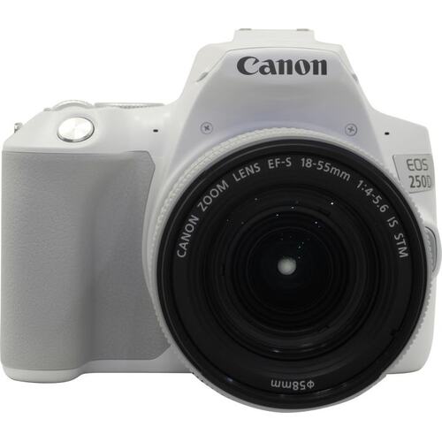 Зеркальная фотокамера (фотоаппарат) Canon EOS 250D White EF-S 18-55 IS STM KIT