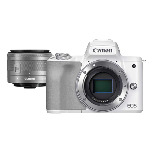 4729C005 Canon EOS M50 Mark II серебристый 24.1Mpix 3" 4K WiFi EF-M15-45 IS STM LP-E12 (с объективом)