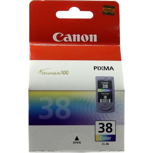 Картридж цветной (или контейнер с цветными чернилами) Canon CL-38 (трехцветный)