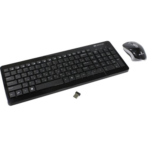 Комплект клавиатура + мышь CANYON Wireless set CNS-HSETW3-RU