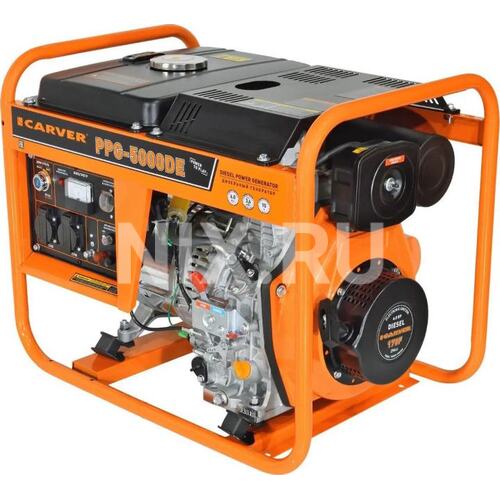 01.020.00050 Генератор Carver PPG - 5000D 3.6кВт