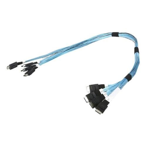 Chenbro 126-23712-3005A1 кабель CABLE,OCULINK,OCULINK TO OCULINK,4 IN 1,650MM/600MM,RM23724e014,REV.A1,AMPHENOL