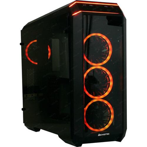 Корпус Miditower Chieftec STALLION II GP-02B-OP ATX без БП с окном