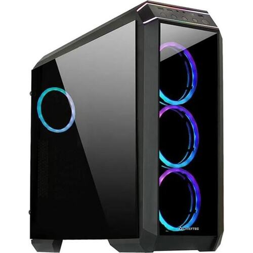 GP-02B-UC-OP Корпус Chieftec Stallion II черный без БП ATX 2x120mm 2x140mm 1x180mm 1xUSB2.0 audio bott PSU