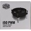    Cooler Master I50 PWM (RH-I50-20PK-R1) LGA1200/115x 28 2000/, 4-pin  ,  