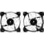    Corsair AF120 LED Red Quiet Edition Twin Pack (CO-9050016-RLED) 25.2 1500/, 3-pin  ,  