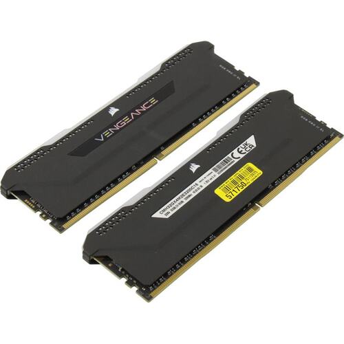 Модуль памяти Corsair Vengeance RGB Pro <CMH32GX4M2E3200C16> DDR4 2x 16 Гб <PC4-25600>