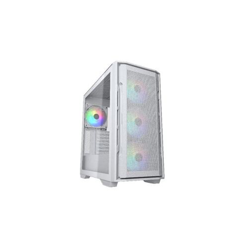 Cougar Uniface X RGB V2 White, 4x140mm ARGB PWM Fan, ARGB PWM Fan Hub, без БП, E-ATX