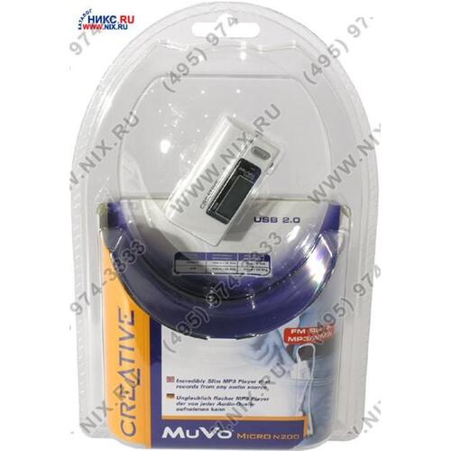 Аудиоплеер Creative MuVo Micro N200 1 Гб FM-тюнер