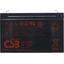 Аккумулятор для ИБП (батарея для UPS) CSB GP 6120 6В 12 Ач, вид спереди