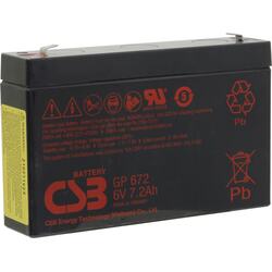 Аккумулятор CSB GP 672 (6V, 7.2Ah) для UPS