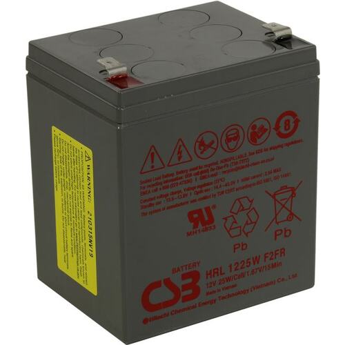 Аккумулятор для ИБП (батарея для UPS) CSB HRL 1225W F2FR 12В 5.8 Ач