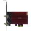 CUDY <WE3000S> Wi-Fi 6E/Bluetooth 5.3 PCI-Ex1 Adapter, вид сверху