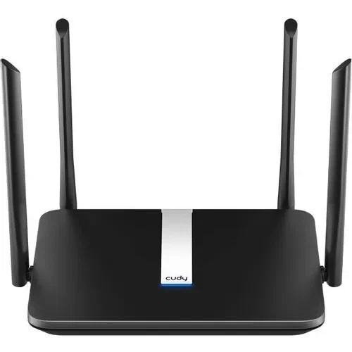 80003016 Бесшовный Mesh роутер CUDY X6 Wi-Fi AX1800 Гигабитный, черный (1/10)