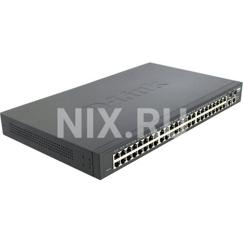 D-Link <DES-1050G> Неуправляемый коммутатор (2 x 1 Гбит/с + 48 x 100 Мбит/с, 2 x SFP)