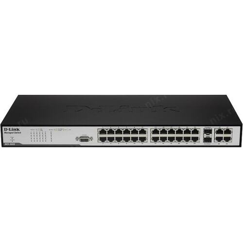 D-Link <DES-3028_RFB/A1> Управляемый коммутатор (4 x 1 Гбит/с + 24 x 100 Мбит/с)