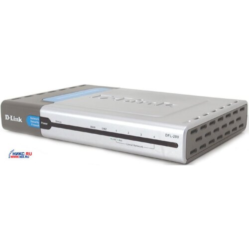 D-Link <DFL-200> Маршрутизатор (роутер) (4 x 100 Мбит/с, 1 порт RJ-45 100 Мбит/сек)