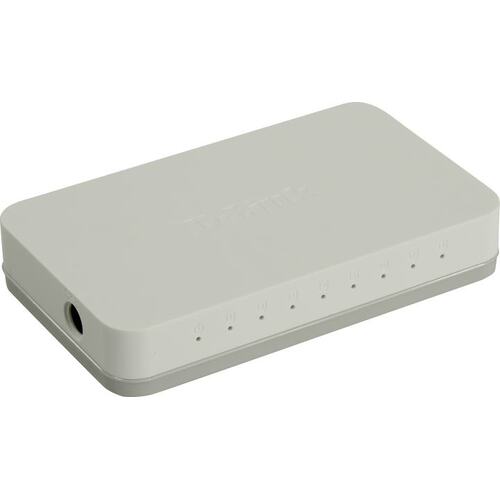 D-Link <DGS-1008A /E1A> Неуправляемый коммутатор (8 x 1 Гбит/с + 8 x 100 Мбит/с)