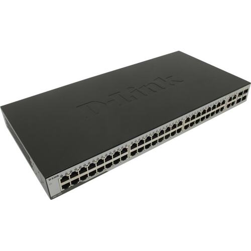 D-Link <DGS-1052/A2A> Неуправляемый коммутатор (52 x 1 Гбит/с, 4 x SFP)