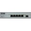 D-Link <DGS-1100-06/ME /A1B> Управляемый коммутатор (5 x 1 Гбит/с, 1 x SFP), вид спереди