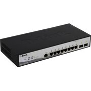 D-Link <DGS-1210-10/ME /B1A> Управляемый коммутатор (8 x 1 Гбит/с, 2 x SFP)