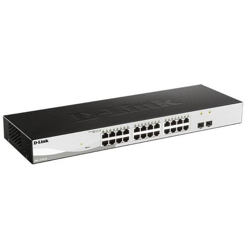 D-Link <DGS-1210-26/FL2A> Управляемый коммутатор (24 x 1 Гбит/с, 2 x SFP)