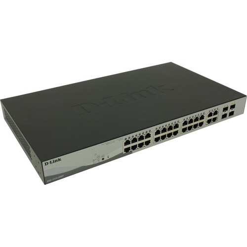 D-Link <DGS-1210-28MP/F1A> Управляемый коммутатор (28 x 1 Гбит/с, 4 x SFP)