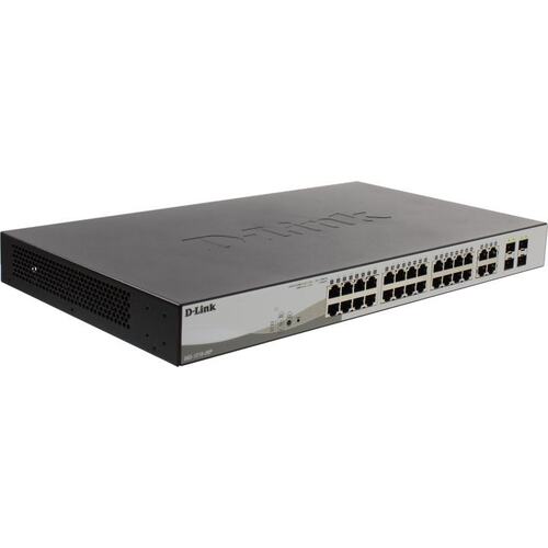 D-Link <DGS-1210-28P /F3A> Управляемый коммутатор (28 x 1 Гбит/с, 4 x SFP, 24 порта IEEE 802.3at (PoE+))