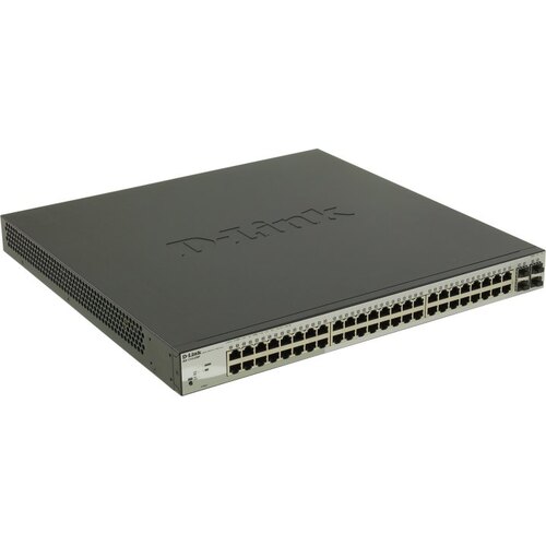 D-Link <DGS-1210-52MP /C1A> Управляемый коммутатор (48 x 1 Гбит/с, 4 x SFP, 8 портов IEEE 802.3at (PoE+))