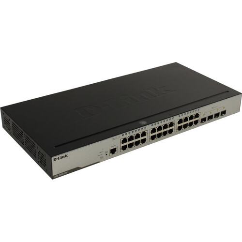 D-Link <DGS-3000-28X/B1A> Управляемый коммутатор (24 x 1 Гбит/с, 4 x SFP+)